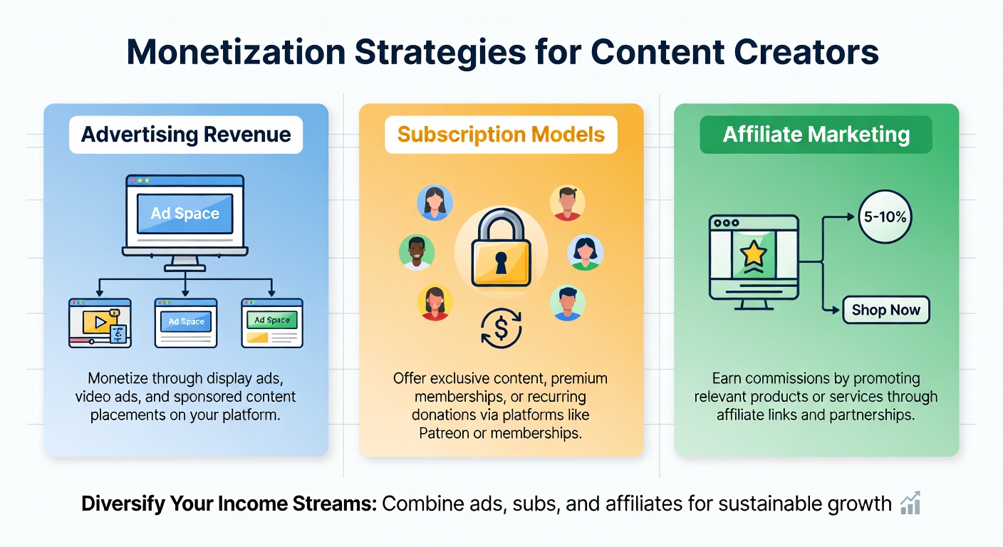Content monetization methods