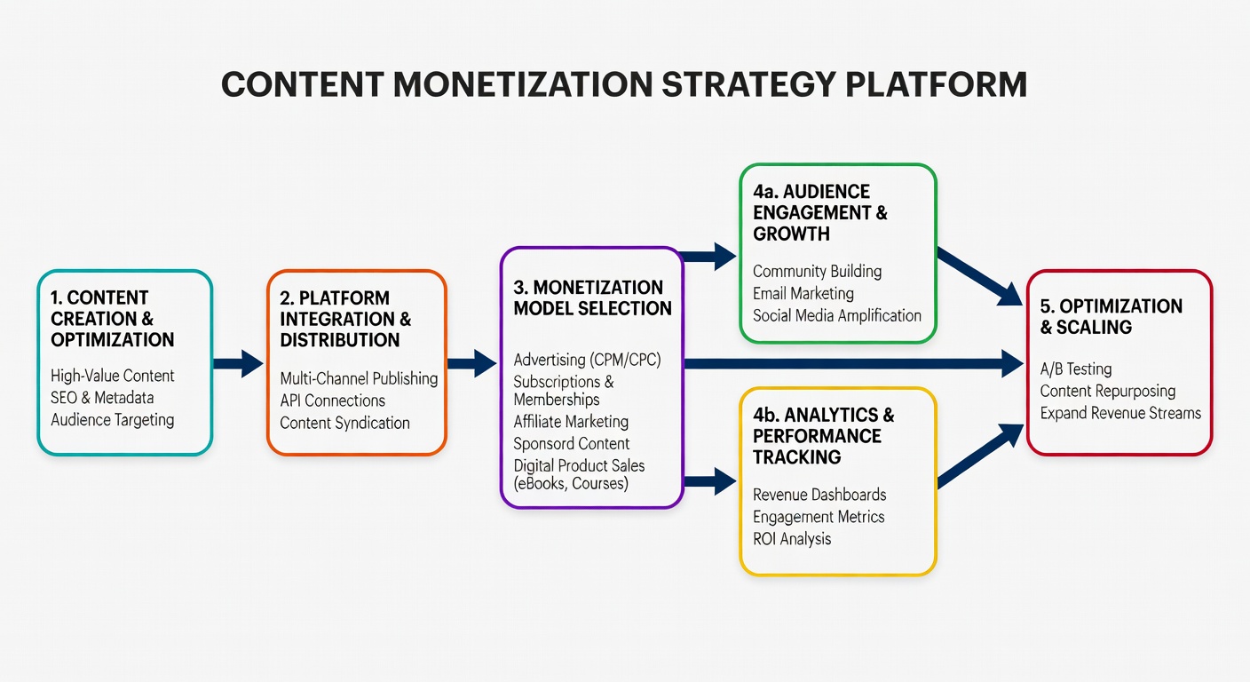Monetization strategy flowchart